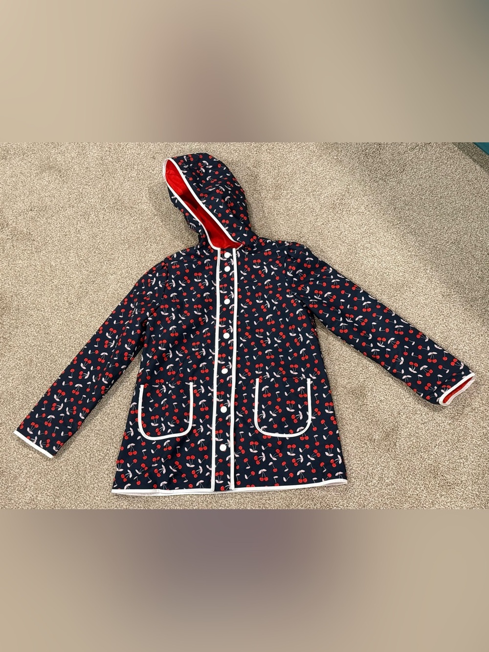 Janie and Jack The Classic Cherry Raincoat